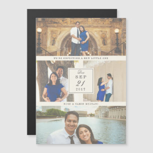 Convite Magnético No Último Anúncio De Gravidez