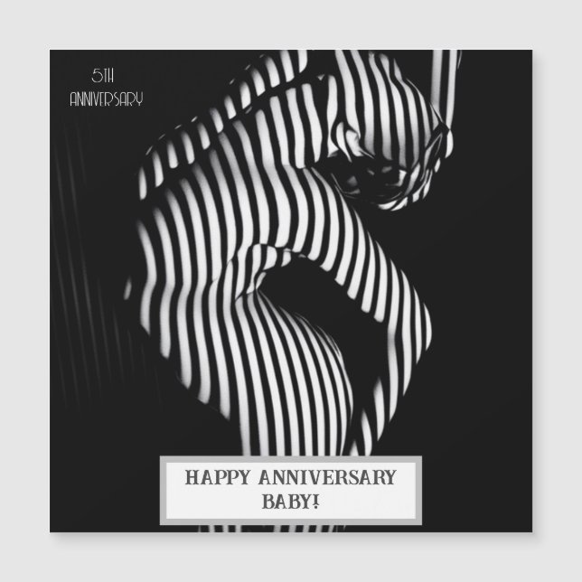 Convite Magnético Noivado Sexy Naughn (Frente)