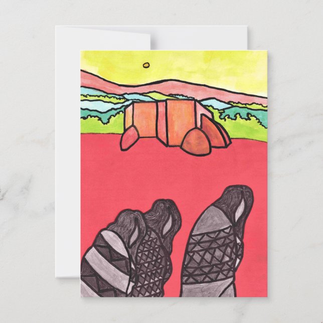 Convite Magnético Num sonho, Taos, Novo México. (Frente)