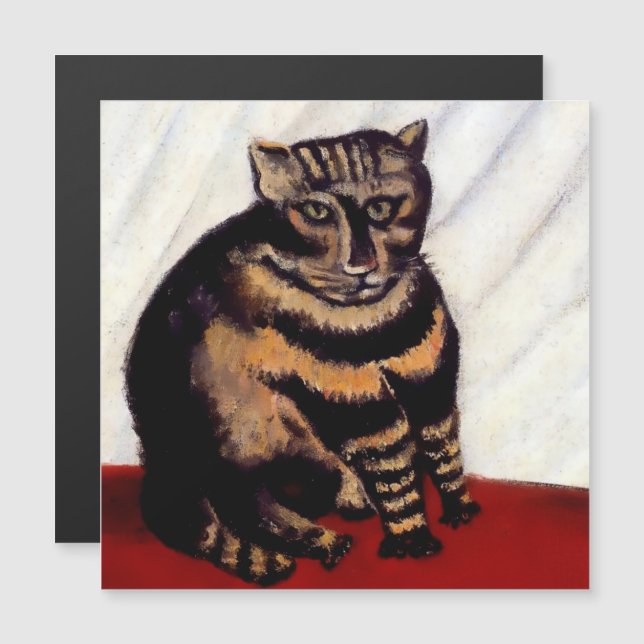 Convite Magnético “O Tabby” por Henri Rousseau (Frente/Verso)