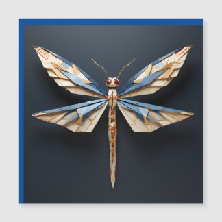 Convite Magnético origami dragonfly