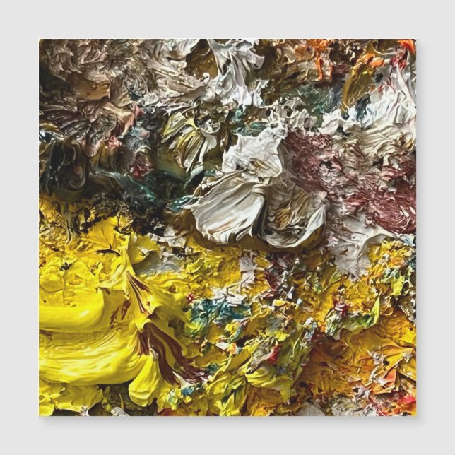 Convite Magnético Paleta de artistas #1 (Frente)