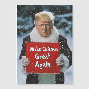Convite Magnético Papais noeis Trump: "Faça Excelente de Natal novam