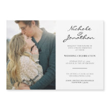 Convite Magnético para Casamento de Fotos Online V