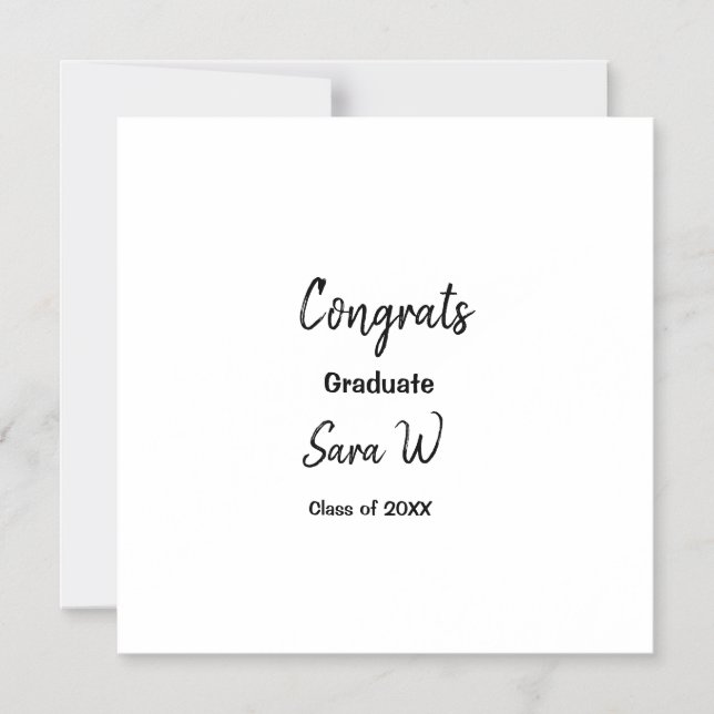 Convite Magnético Parabéns turma de add ano nome escola col (Frente)