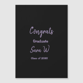 Convite Magnético Parabéns turma de ano nome escola faculdade