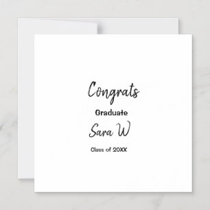 Convite Magnético Parabéns turma de nome da escola do ano adicionado