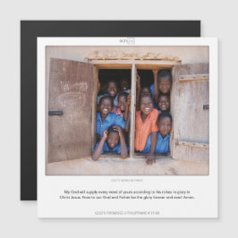 Convite Magnético Philippians 4:19-20 IMAGEM magnética SCRIPIX DE PR