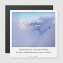 Placa magnética do SCRIPIX do Salm 36:5-6 AMOR