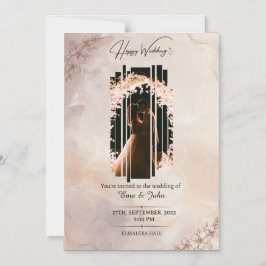 Convite Magnético Placa magnética, tamanho: 5" x 7", envelopes: bran