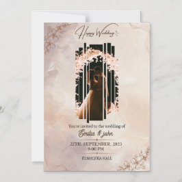 Convite Magnético Placa magnética, tamanho: 5" x 7", envelopes: bran