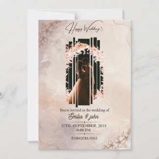 Convite Magnético Placa magnética, tamanho: 5" x 7", envelopes: bran