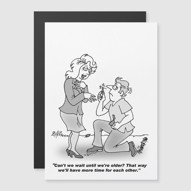 Convite Magnético Placas de Noivado personalizáveis (Frente/Verso)