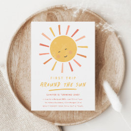 Convite Magnético Primeira viagem em torno do primeiro aniversario s