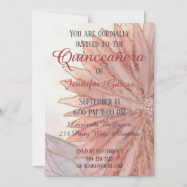 Convite Magnético Quinceanera Magnética 15 Festa de aniversário