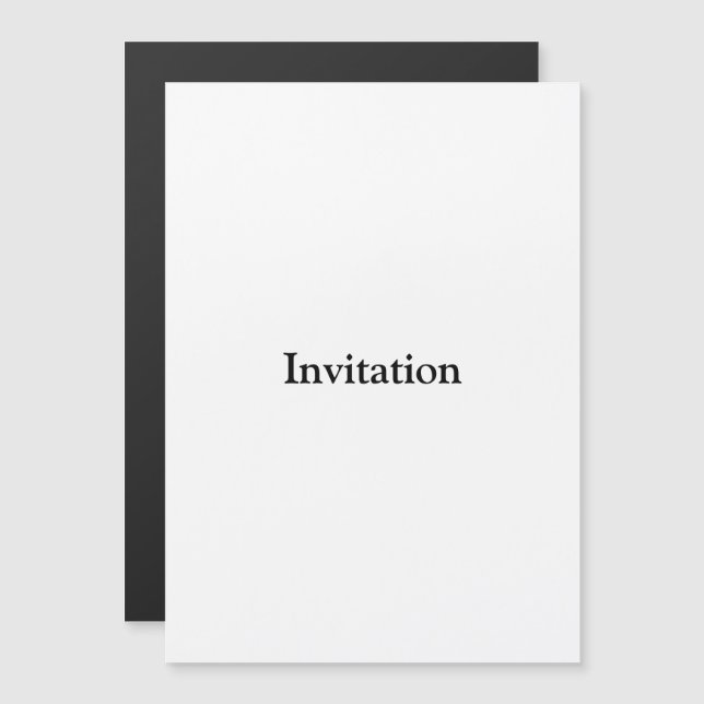 Convite Magnético Remova Este Texto & Adicione Seu Próprio Design 5" (Frente/Verso)