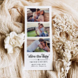 Convite Magnético Retorna Moderna Salvar a Data | Fita de Booth Foto<br><div class="desc">Retorna Moderna Salvar a Data | Foto Both Strip Modern Retro Salve A Data Invite | Anúncio de casamento Este imbecil que salva a data é um design eterno que ajustado acontecimentos boêmicos, retroralistas, minimalistas ou modernos. Você pode mudar facilmente o texto e a cor do plano de fundo para...</div>
