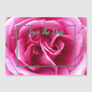 Convite Magnético Rosa Rosa Rosa Magnética Salva A Data