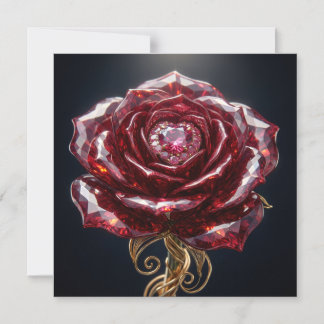 Convite Magnético Rubies Red Magnet Card