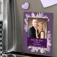 Rustic Lilacs & Photo Purple Wedding Salvar Data