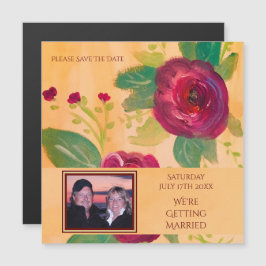 Convite Magnético Salve O Anúncio De Casamento De Data