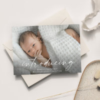 Script Introducing Baby Photo Thank You
