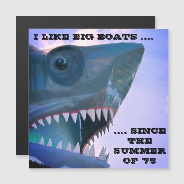 CONVITE MAGNÉTICO SHARK CRUISE DOOR MAGNET (Frente/Verso)