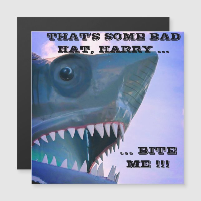 CONVITE MAGNÉTICO SHARK CRUISE DOOR MAGNET (Frente/Verso)