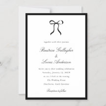 Simple Bow Classic Wedding