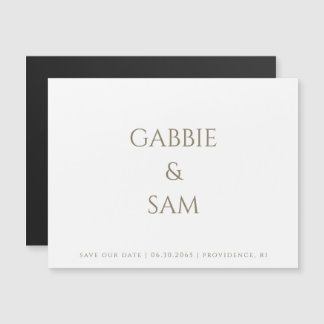 Convite Magnético Simplicity Wedding Save our Date