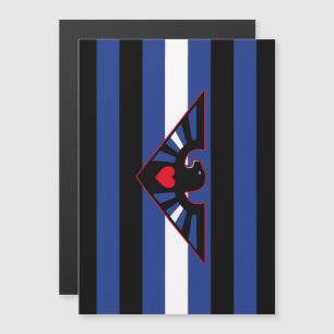 Convite Magnético Sinalizador do Orgulho de Leather Eagle