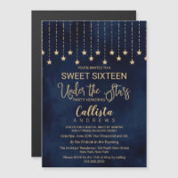 Sob o Marinho das estrelas Blue Dourado Sparkles S