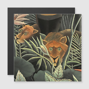 Convite Magnético “Tigre - Detalhe de O Sonho” por Henri Rousseau