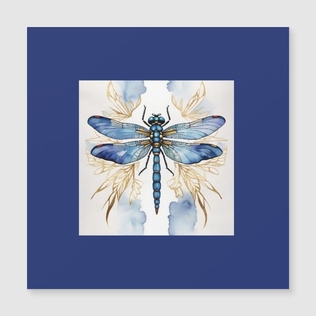 Convite Magnético Tinta de Álcool Dragonfly (Frente)