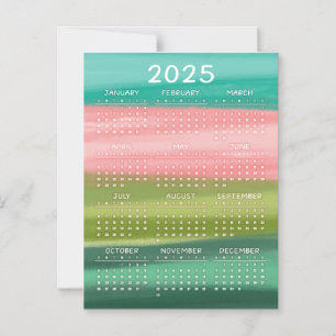 Convite Magnético Traços de Coloração Horizontal Colorida com Cores