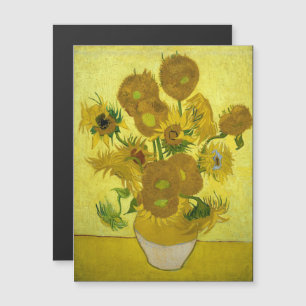 Convite Magnético Van Gogh - Girassóis, 4ª Versão, Repetição