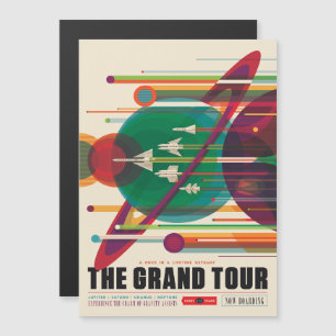 Convite Magnético Viagem Sci-Fi Ad, Grande Tour