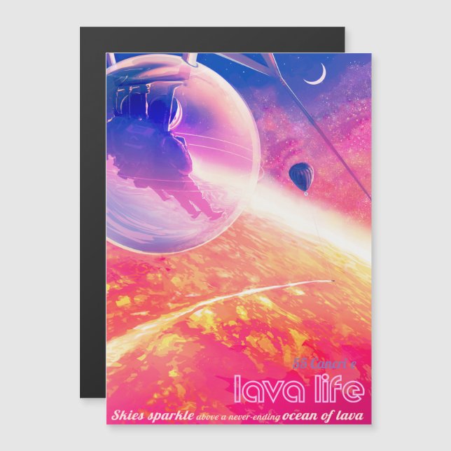 Convite Magnético Viagem Sci-Fi Ad, Planet 55 Cani e (Frente/Verso)