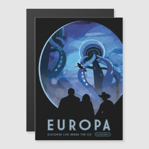 Convite Magnético Viagem Sci-Fi, Lua Europa