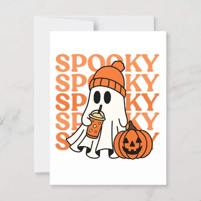 Convite Magnético Vibrações Assustadoras de Fantasmas (Frente)