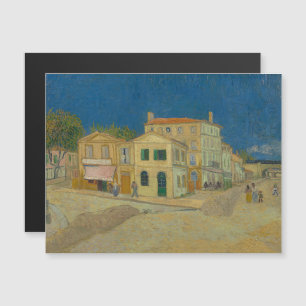 Convite Magnético Vincent Van Gogh, A Casa Amarela, A Rua