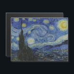 Convite Magnético Vincent Van Gogh, A Noite Estrelada<br><div class="desc">Vincent Van Gogh - A Noite Estrelada,  1889.</div>