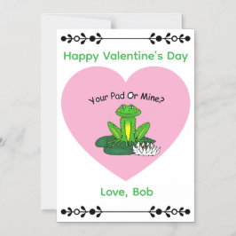 Convite Magnético Your Pad or Mine? Magnetic Card