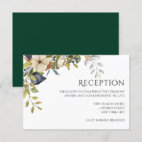 Magnolia Blossomas | Elegante Violet Floral Greene