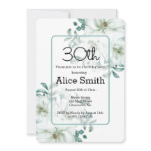 Magnolia Branca Moderna aniversário de 30 anos Inv