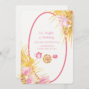 Convite Magnolia Enquadra Nossa Filha Está Formando Linen