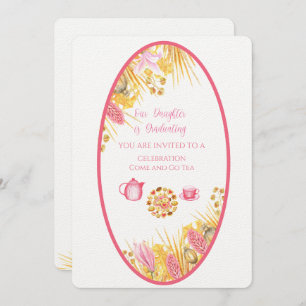 Convite Magnolia Enquadra Nossa Filha Está Formando Linen