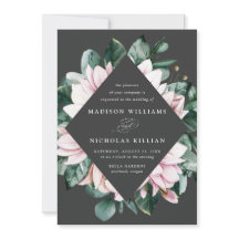 Magnólia & Eucalipto | Casamento de Moldura Floral
