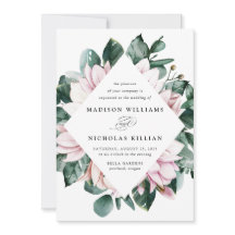 Magnólia & Eucalipto | Quadro Floral de Casamento