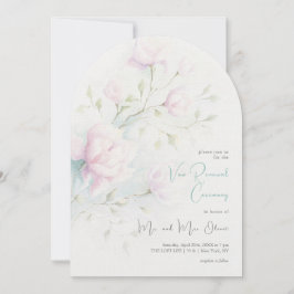 Convite Magnolia Rosa Vow Renovação